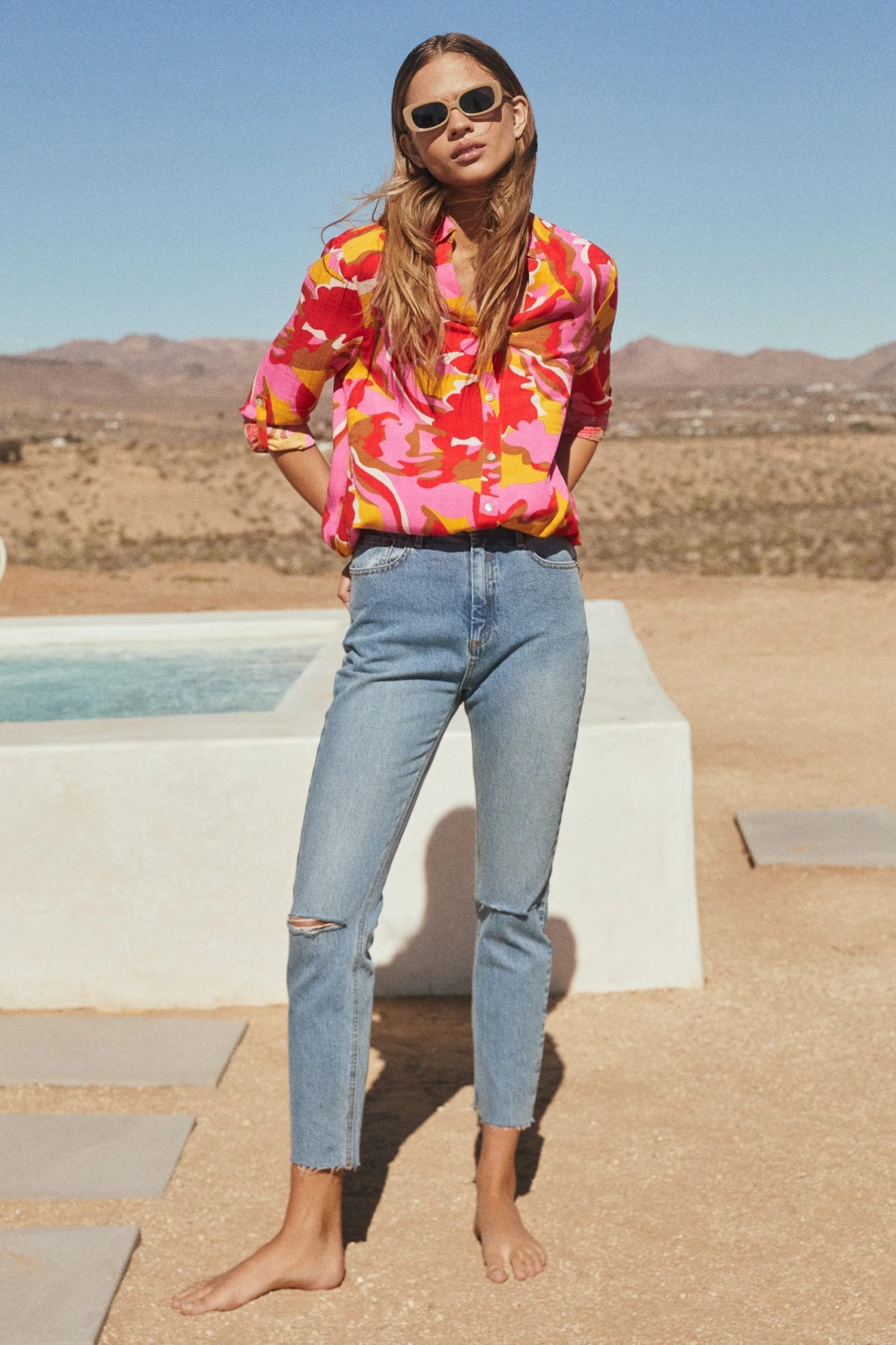 W22A Phoebe Shirt In Saffron Tops 4 W22A Phoebe Shirt In Saffron Tops