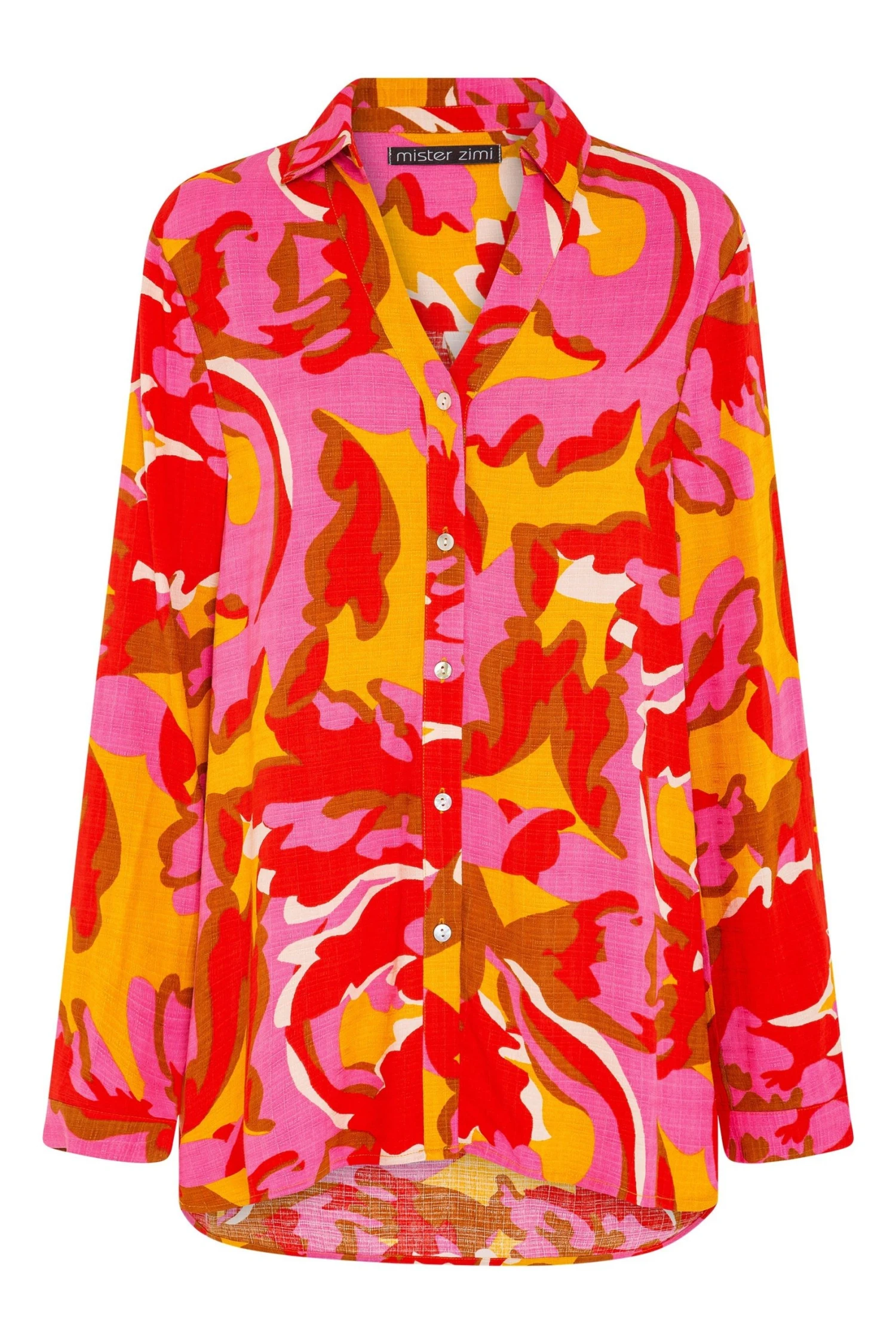 W22A Phoebe Shirt In Saffron Tops 11 W22A Phoebe Shirt In Saffron Tops