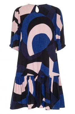 W22A Rosa Frill Sleeve Dress In Agave Dresses