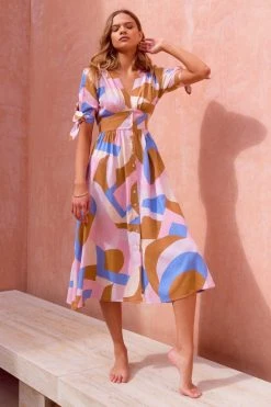 W22A Dresses Saskia Dress In Jacaranda