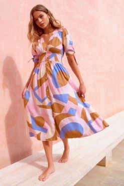 W22A Dresses Saskia Dress In Jacaranda