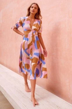 W22A Dresses Saskia Dress In Jacaranda