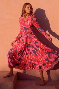 W22A Tamara Dress In Sugar Maple Dresses