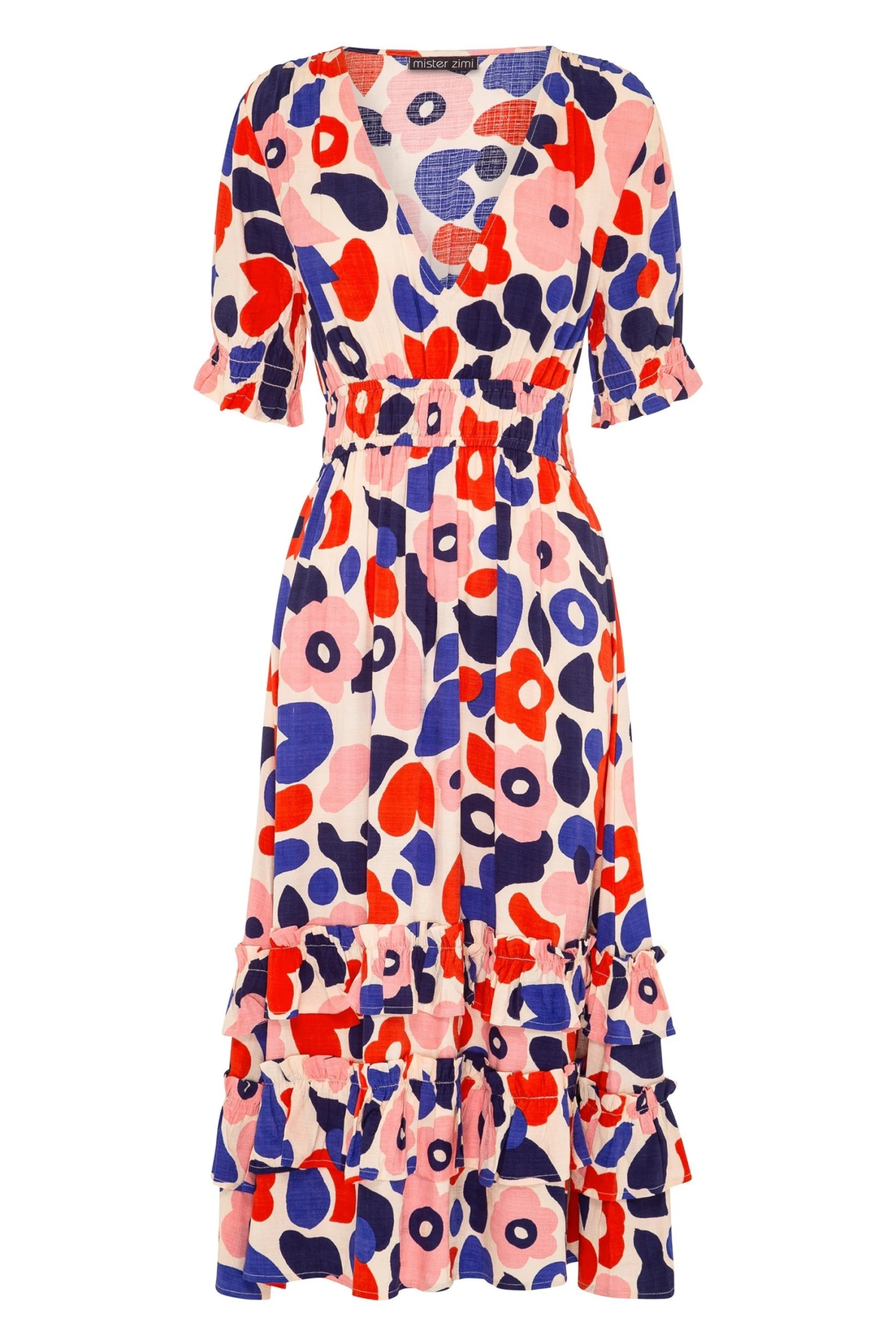 W22A Vivienne Dress In Geranium 7 W22A Vivienne Dress In Geranium