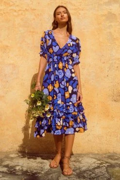 W22A Vivienne Dress In Lavender Dresses