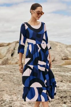 W22A Dresses Winter Olivia Midi Dress In Agave