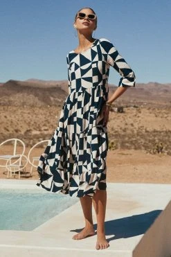 W22A Dresses Winter Olivia Midi Dress In Pepper