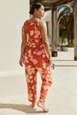 W22D Lila Jumpsuit In Fire Bloom 15 W22D Lila Jumpsuit In Fire Bloom