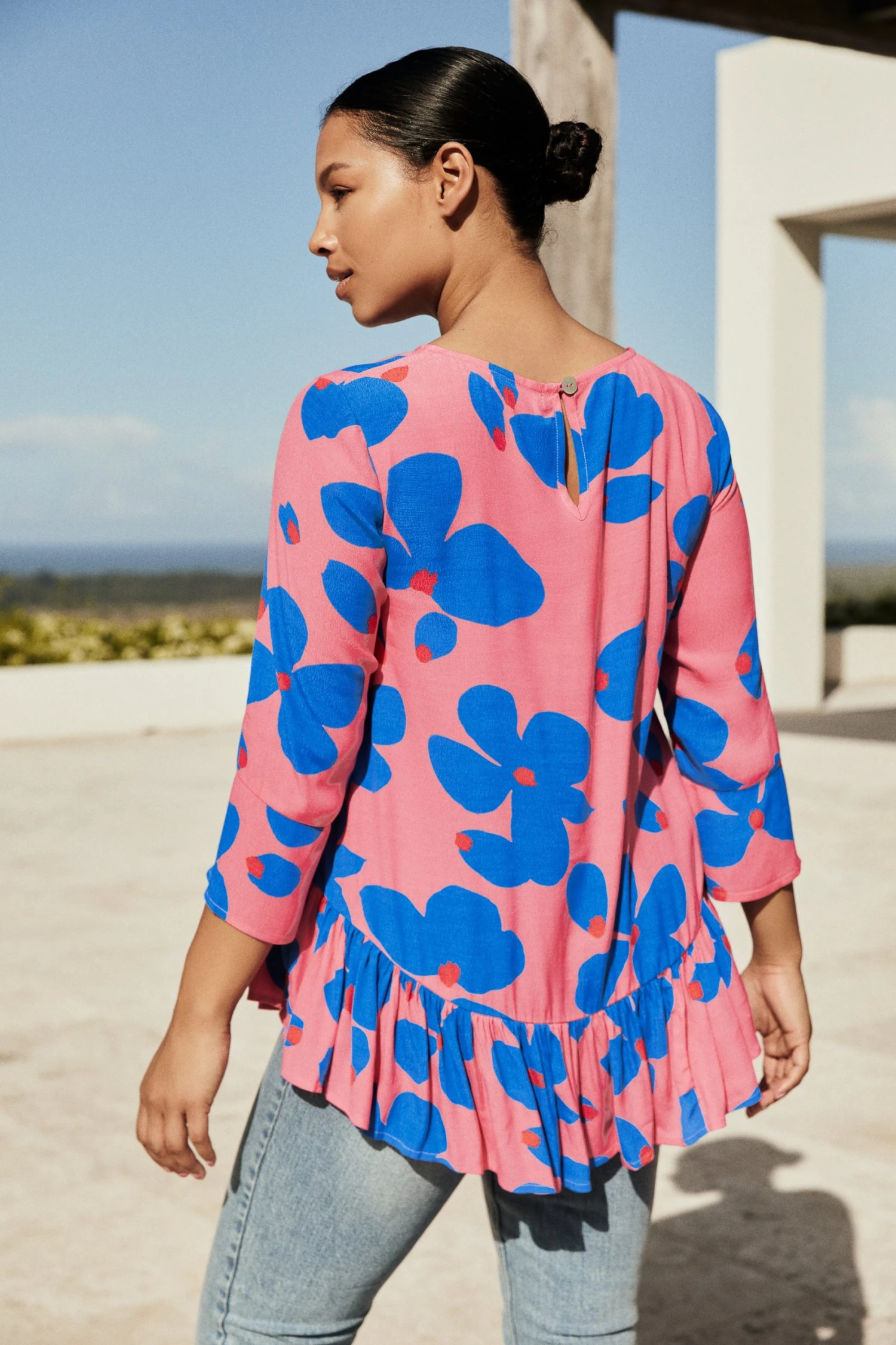 W22D Winter Celeste Top In Sapphire Rose New 7 W22D Winter Celeste Top In Sapphire Rose New