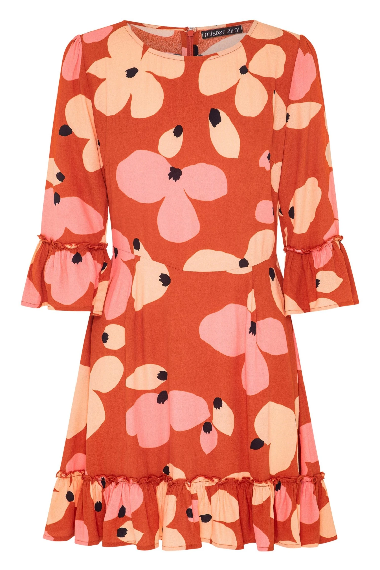 W22D New Ellie Dress In Fire Bloom 6 W22D New Ellie Dress In Fire Bloom