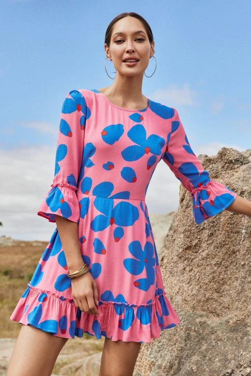 W22D Ellie Dress In Sapphire Rose 7 W22D Ellie Dress In Sapphire Rose