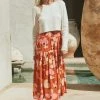 W22D Kasia Skirt In Fire Bloom 1 W22D Kasia Skirt In Fire Bloom
