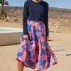 W22D New Kasia Skirt In Sapphire Rose