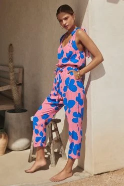 W22D Lila Jumpsuit In Sapphire Rose New