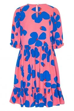 W22D Lottie Mini Dress In Sapphire Rose New