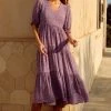 W22D Mae Dress In Grape Vine