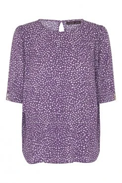 W22D New Martina Top In Grape Vine