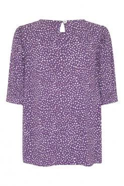 W22D New Martina Top In Grape Vine