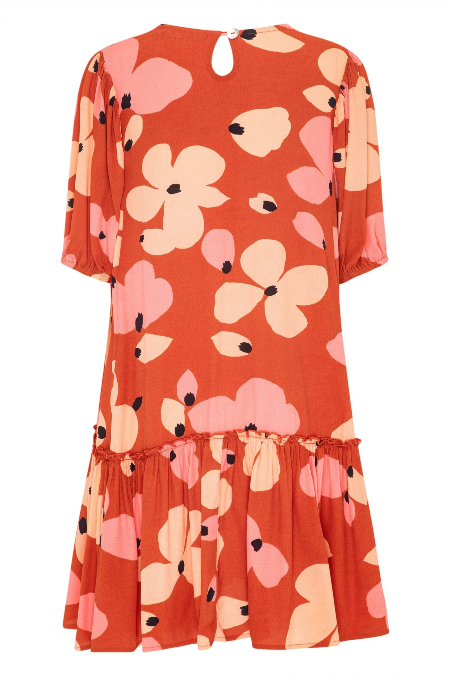 W22D Rosa Dress In Fire Bloom 7 W22D Rosa Dress In Fire Bloom