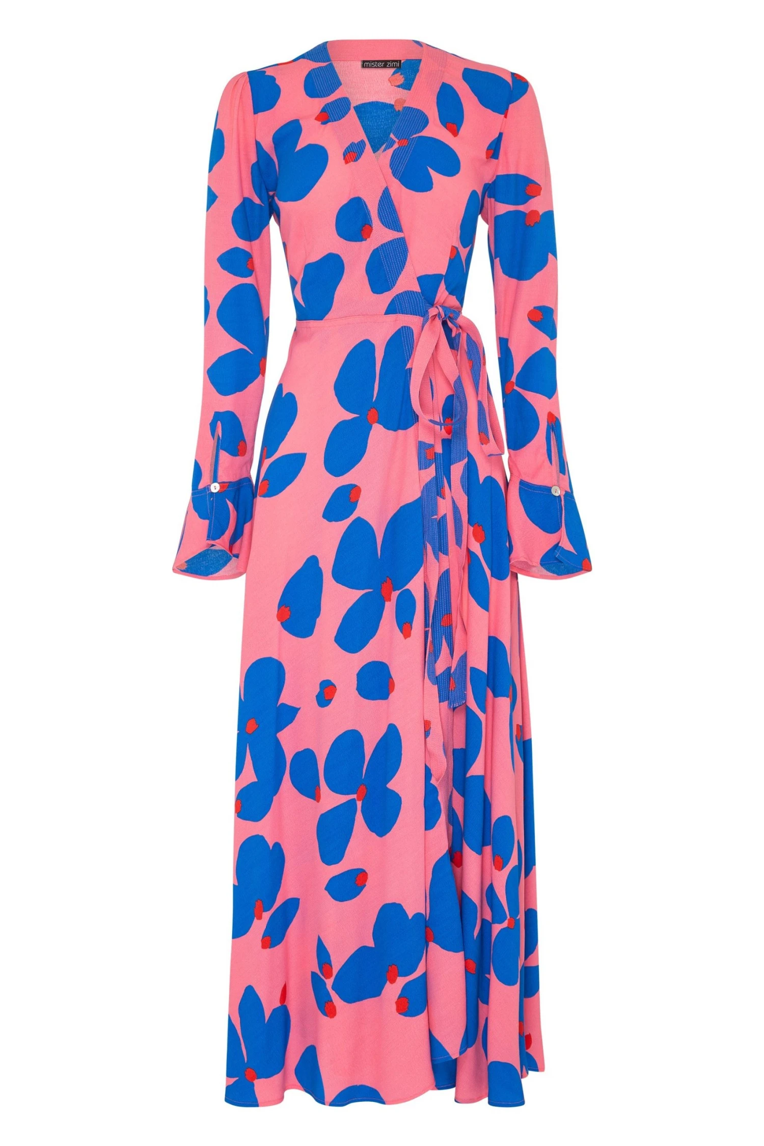 w22dxe3v2x-mister-zimi-w22d-tamara-dress-in-sapphire-rose-ghost-1.jpg W22D Tamara Dress In Sapphire Rose