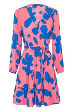 W22D Valerie Mini Dress In Sapphire Rose New