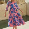 W22D New Winter Olivia Midi Dress In Sapphire Rose 2 W22D New Winter Olivia Midi Dress In Sapphire Rose