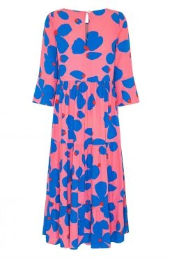 W22D New Winter Olivia Midi Dress In Sapphire Rose
