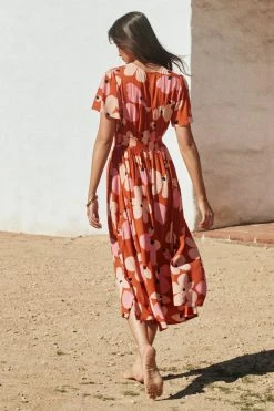 W22D Zuri Dress In Fire Bloom 15 W22D Zuri Dress In Fire Bloom